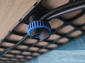 Under-Desk Cable Tie for OpenGrid System