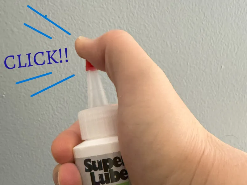 Super Lube Cap - Now with satisfying CLICK!