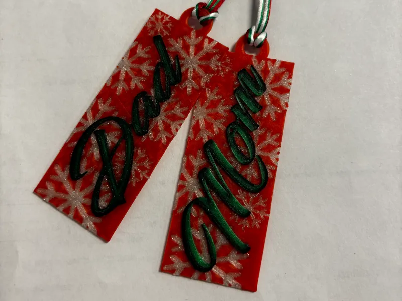 Christmas gift tag