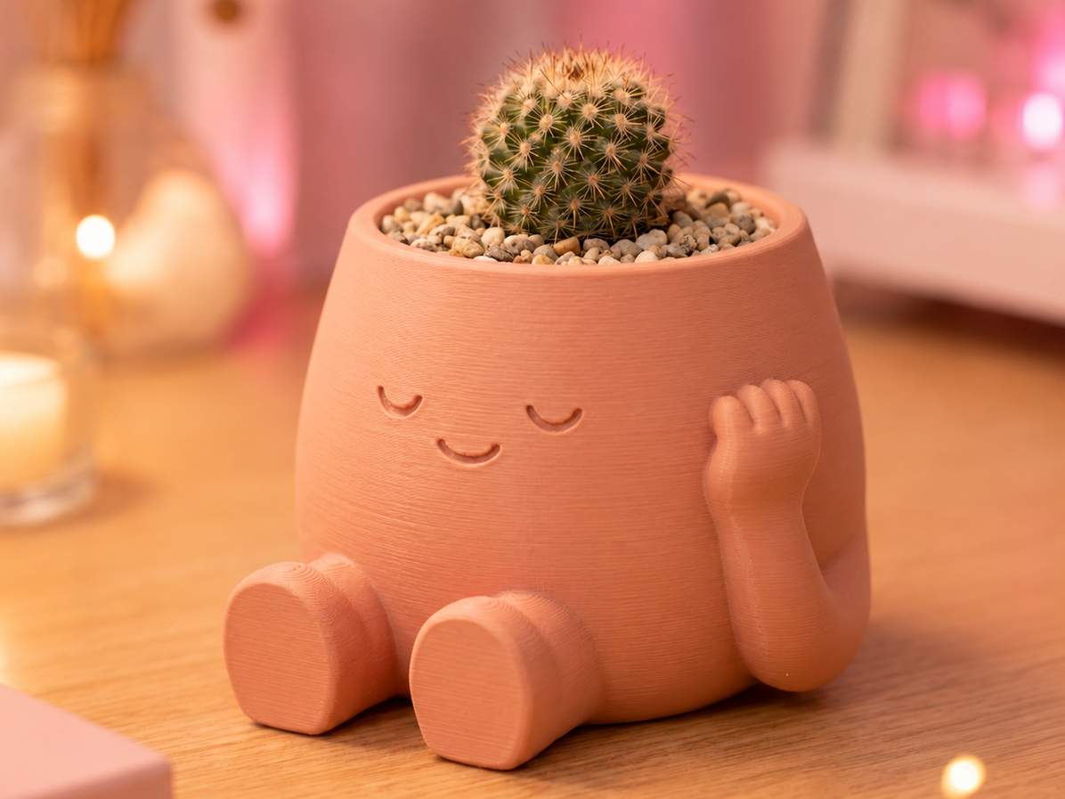 ZenBuddy Planter - Cute Desk Decor