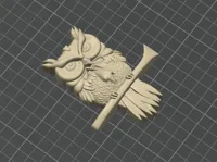 Emblème hibou décoratif — photo 1