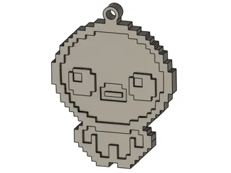 Llavero Isaac-Isaac Keychain The binding of Isaac