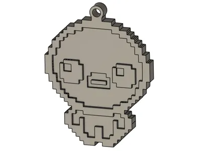 Llavero Isaac-Isaac Keychain The binding of Isaac