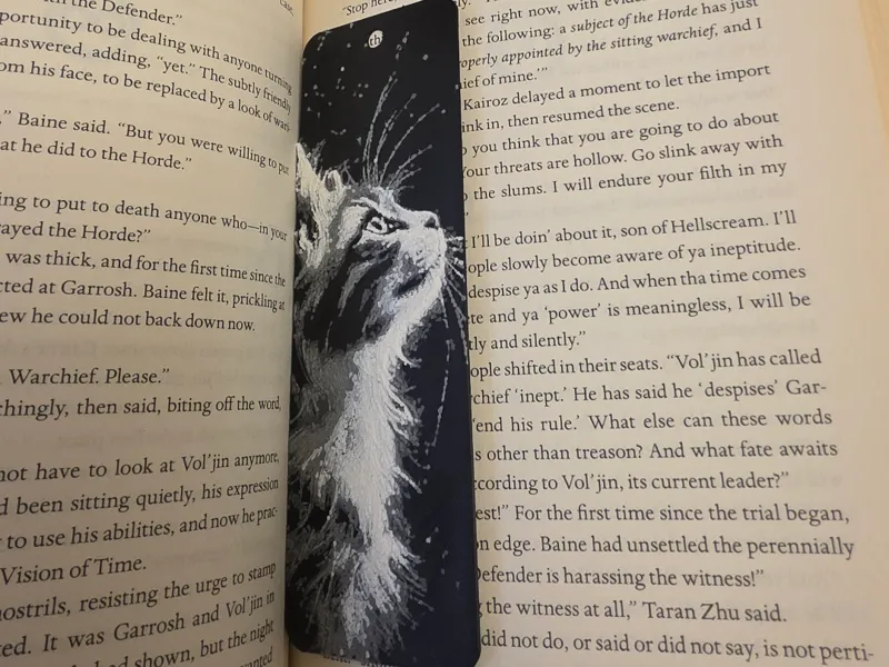 Cat Bookmark