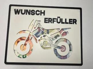 Geldgeschenk Motorrad Wunscherfüller
