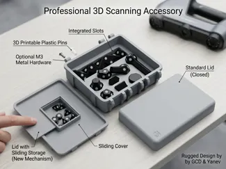 Rugged Storage Box for 3D Scan Markers kit