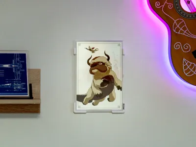 Wall Holder for 1 oz Agoro Silver Foils Poster