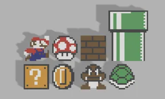 Super Mario Fridge Magnets