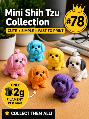 Objeto manipulable: Mini Yorkshire Terrier Fidget - Micro Zoo — vista de referencia 2