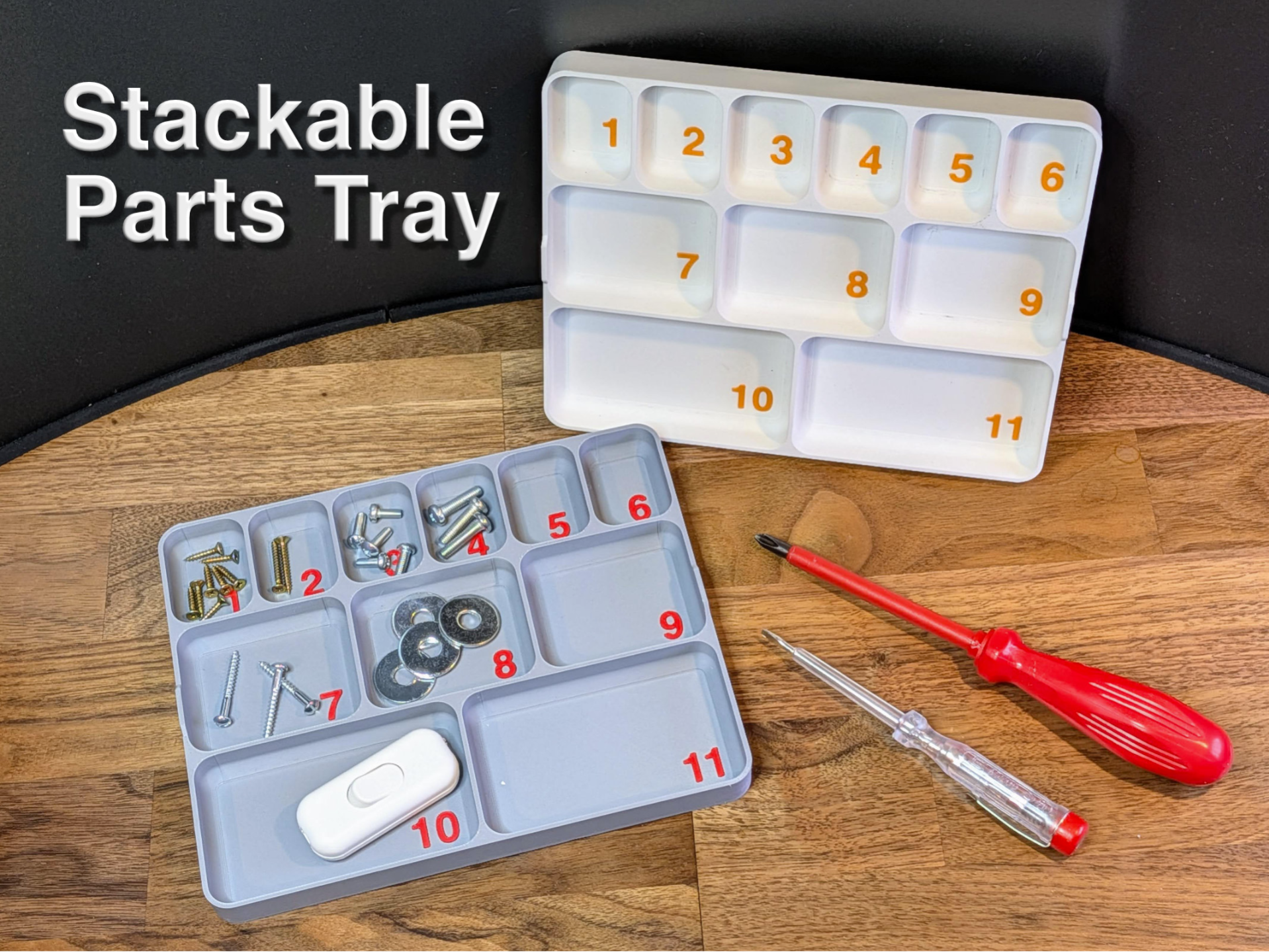 Stackable Parts Tray