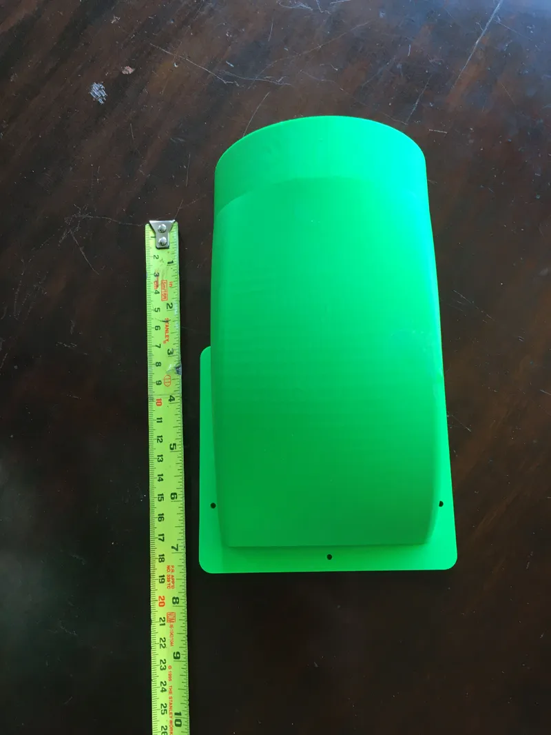 Bambu Lab X1C rear air vertical duct