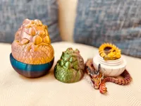 Œuf de dragon endormi à visser — photo 1