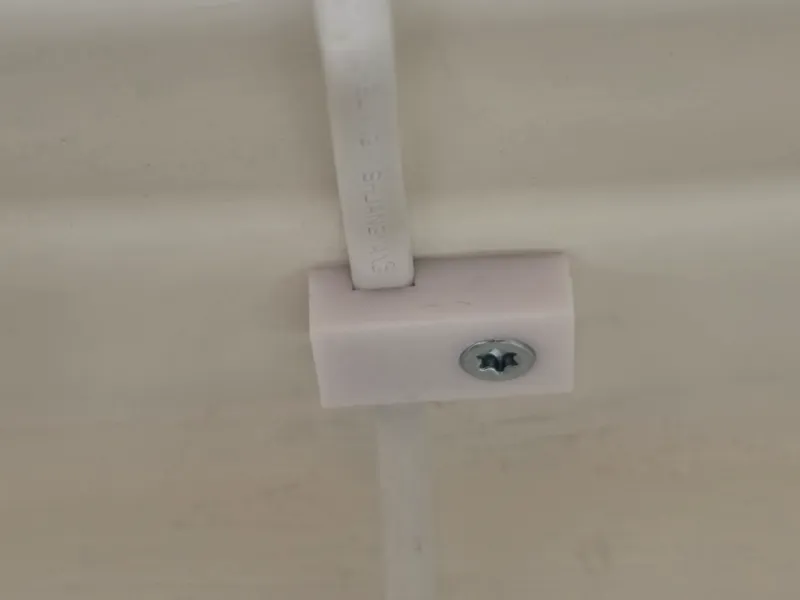 Flat Cable Screw Clip (2x0.75mm²) - Ceiling lamp