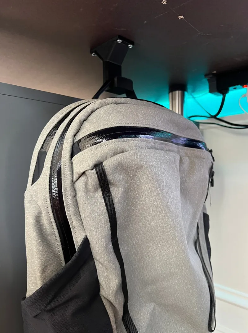 Under Desk Backpack Holder - Handbag Hook