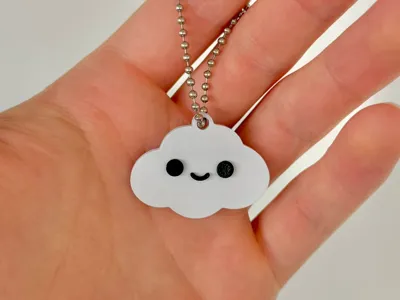 Cloud Keychain – Cute Weather Charm