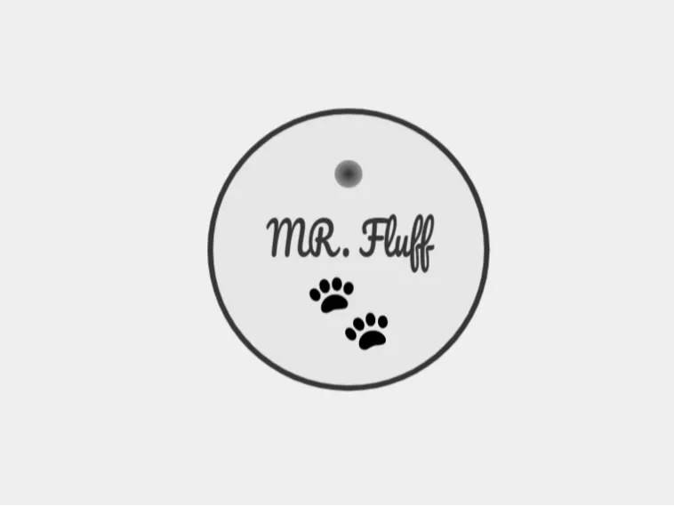 Mr. Fluffy dog/cat collar accessory