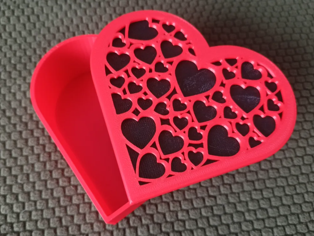 Heart Ornament Gift Box with Optional Insert - Free 3D Print Model ...