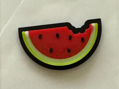 Watermelon Magnet - 6x3 Magnet