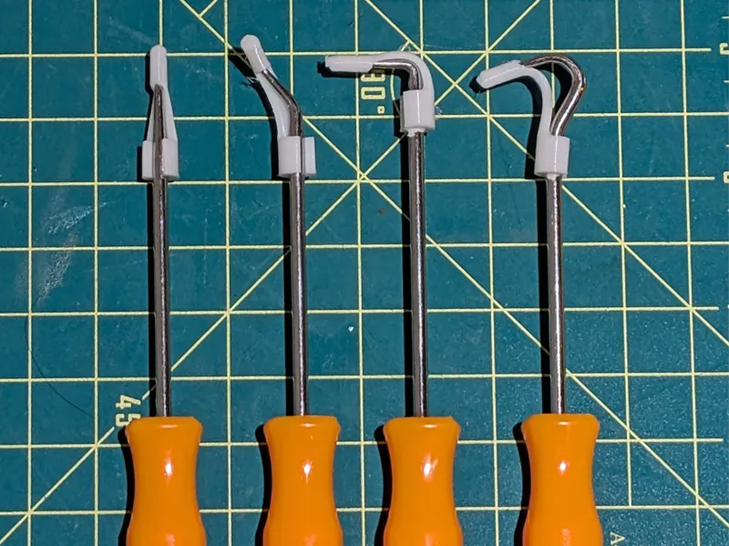 Tip Cover for Harbor Freight Hook and Pick Set