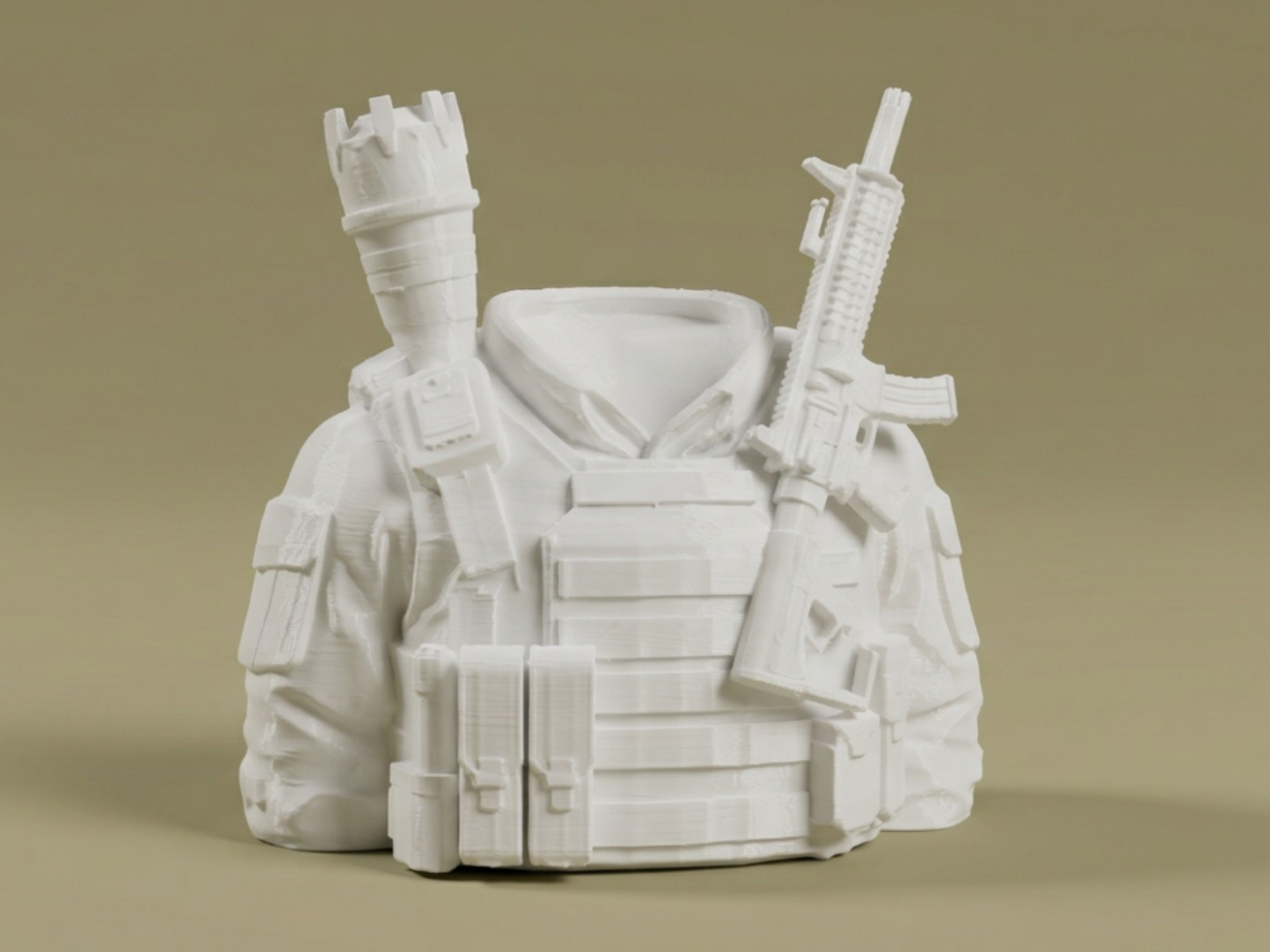 Soldier Uniform – Military Style Figurine