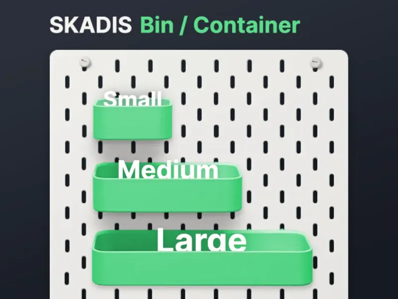 IKEA SKADIS Bin / Shelf / Container