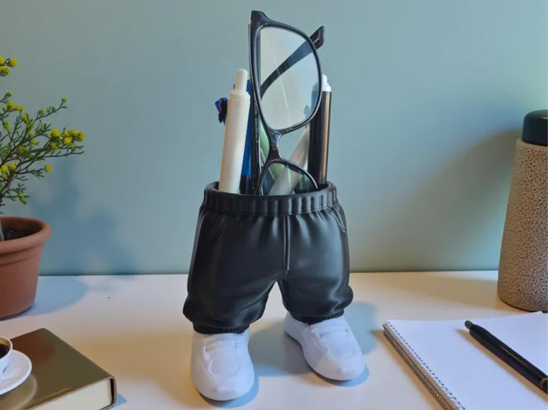 Track Pants & Sneakers Pen Holder