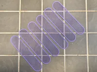 6 pieces (Grid, Strength 0.2 mm)