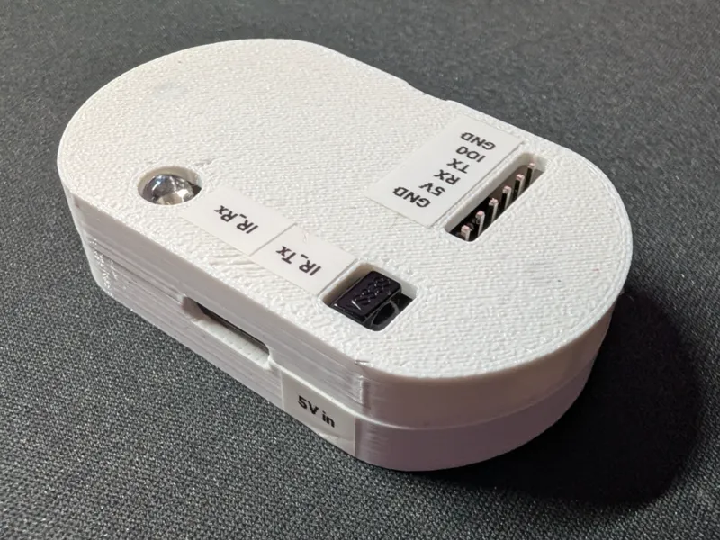 ESP IR TR WiFi Case M2.5 threaded heat insert