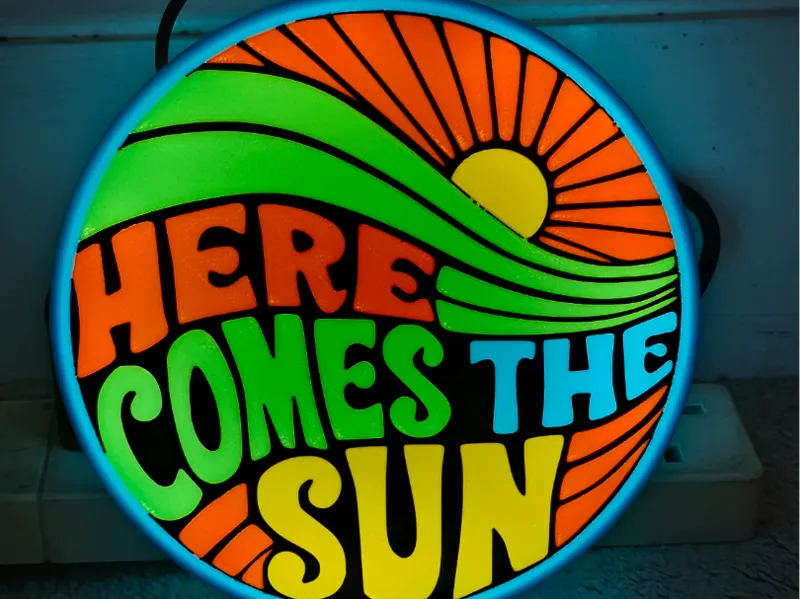 Here Comes the Sun Lightbox