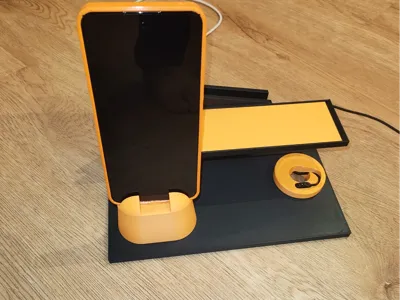 Phone and Kindle Modular Nightside Stand