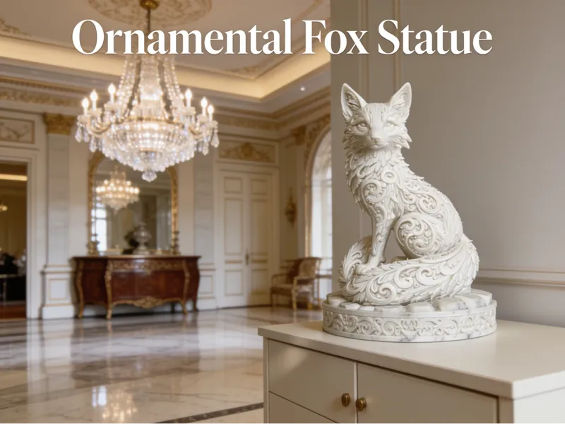Ornamental Fox Statue