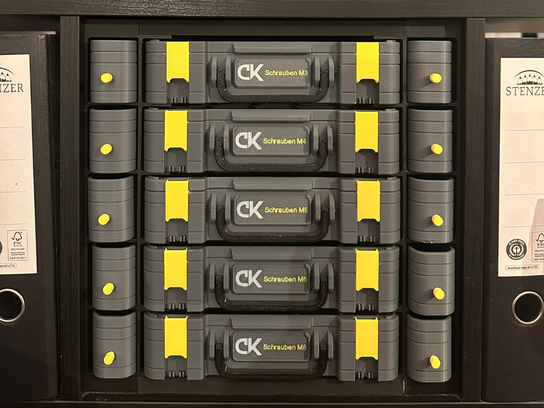 Kallax Rack Modul 5x5 – PRED Gridfinity Toolcases