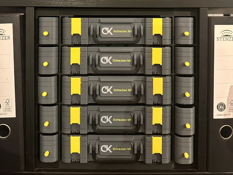 Kallax Rack Modul 5x5 – PRED Gridfinity Toolcases