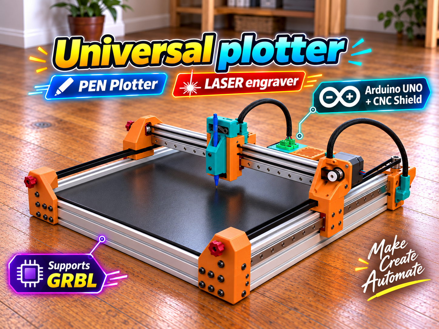 Universal Plotter - PEN / LASER engraver - 1