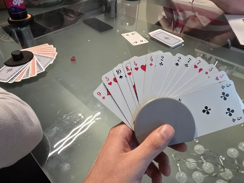 Adjustable Card Holder (3-Part, Spring-Loaded)