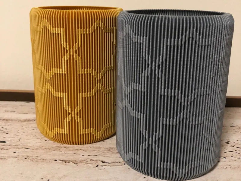 Vase Stiftehalter mit orientalischem Muster