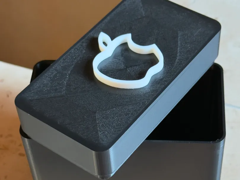 Apple Storage Wrapper Apple logo storage box by Max_VF2 - MakerWorld