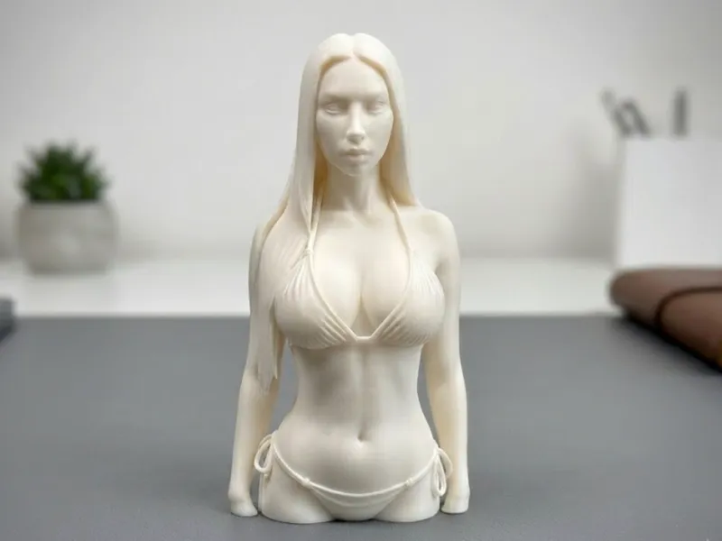 Asian Sexy Girls, elegant and detailed female bust