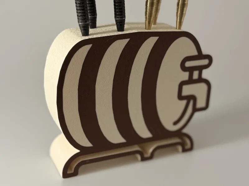 Shaftor Dart Flight Stand – Beer Barrel Tap|2 Sets