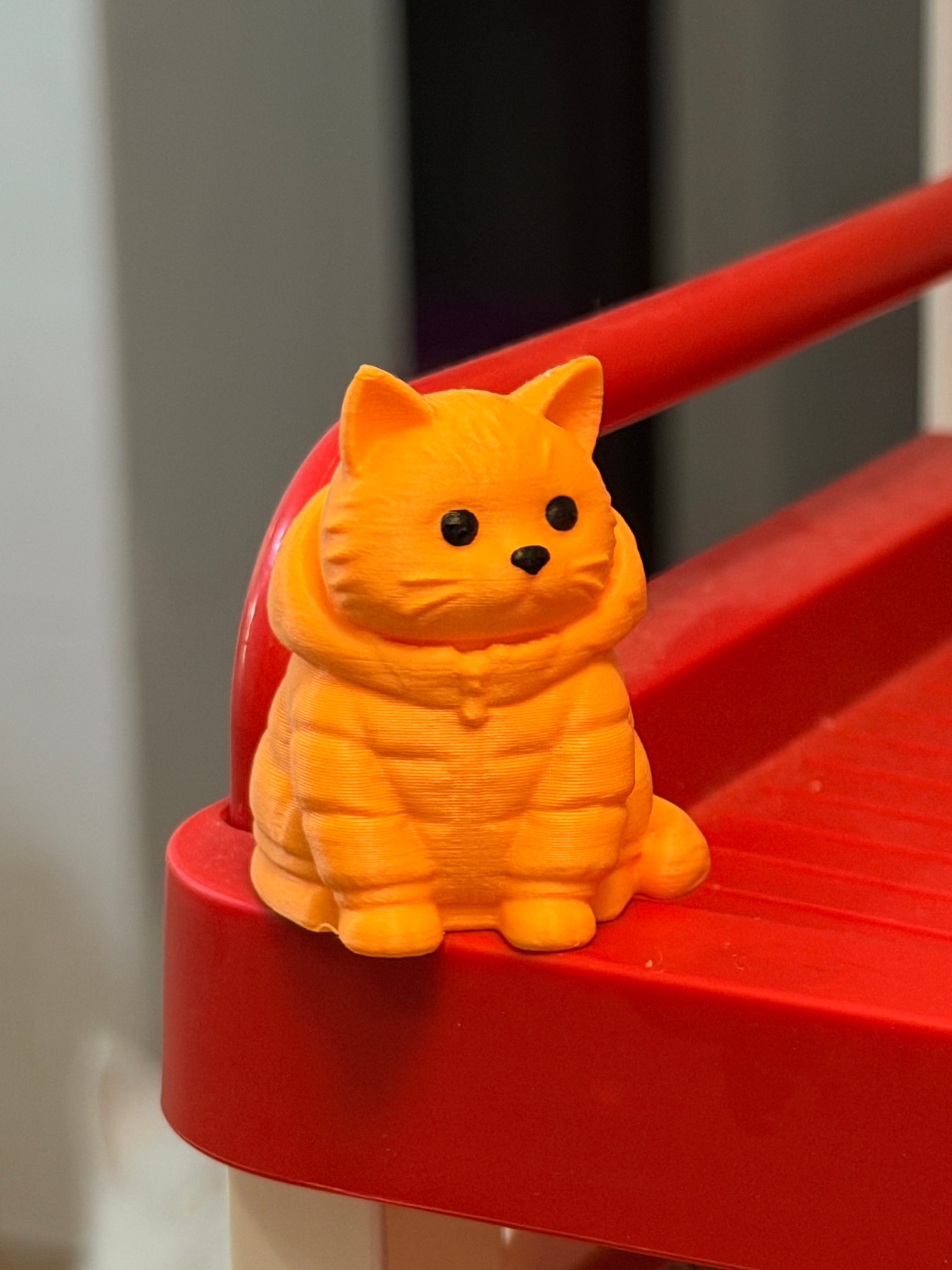 Miniatura 1 do modelo 3D 羽绒服猫猫