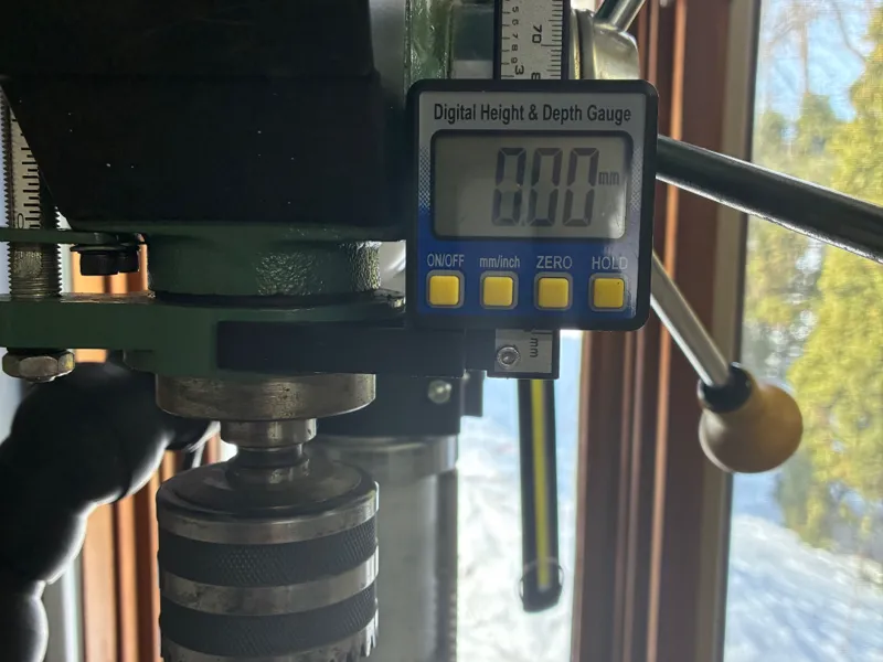 Jauge numérique perceuse