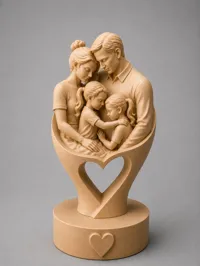 Mother Father Two Girl