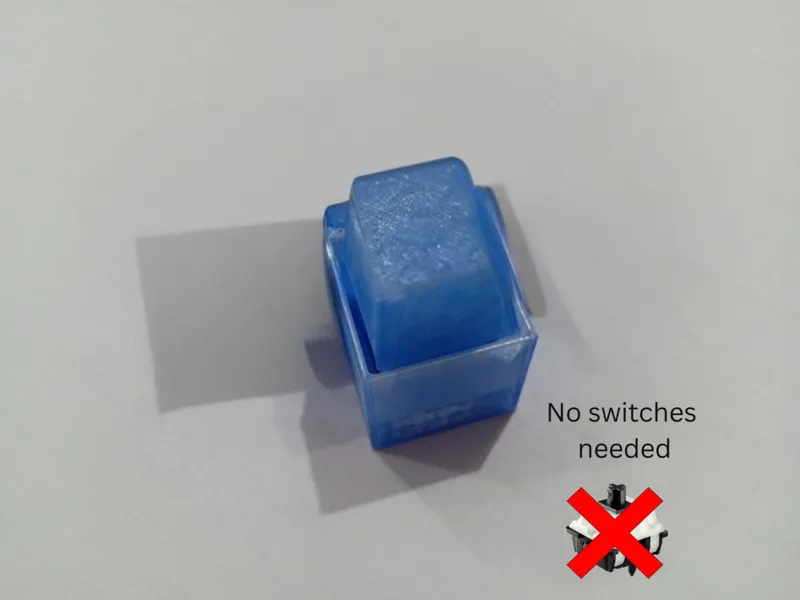 Single keyboard clicker