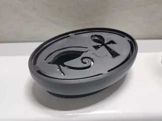 Egypt inspired self draining Soap Dish