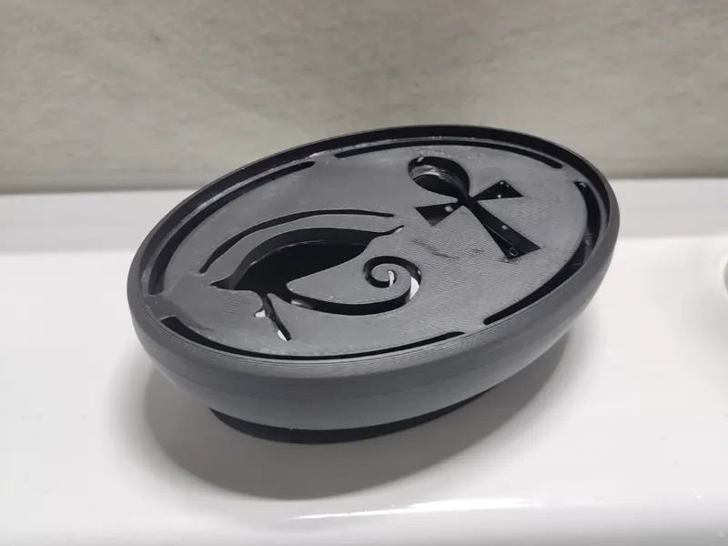 Egypt inspired self draining Soap Dish
