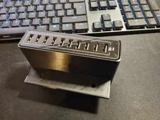 Desk mount for Anker 10 Port USB Charging Hub