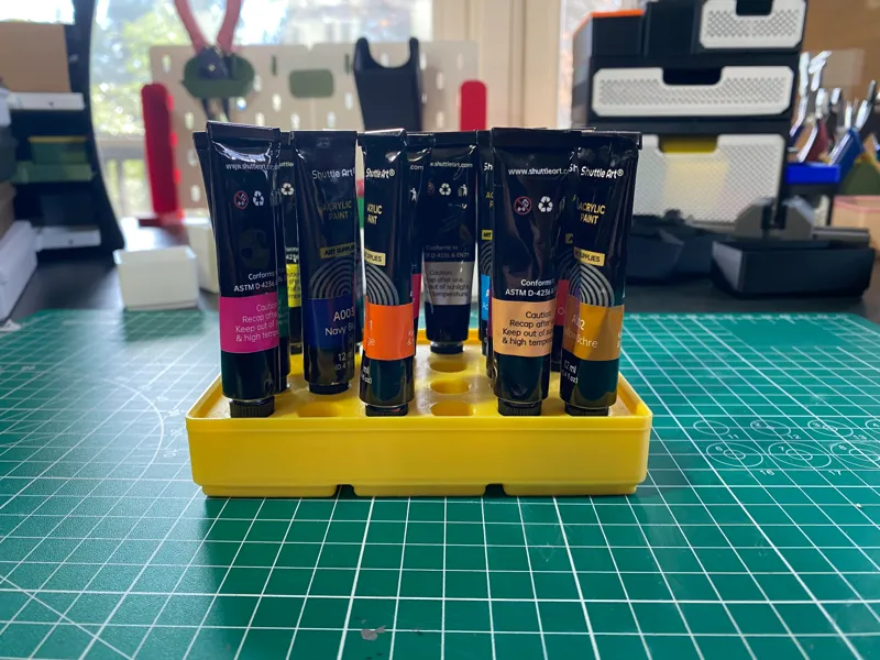 Acrylic Paint Holder Gridfinity
