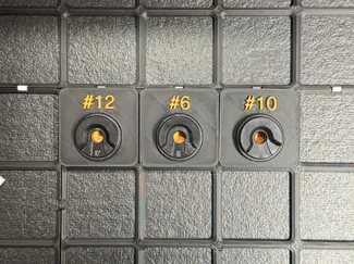 SAC Nexus Press Shell Holder Gridfinity Bin