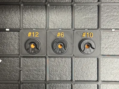 SAC Nexus Press Shell Holder Gridfinity Bin