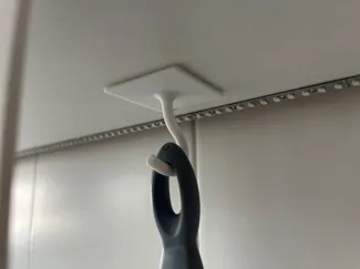 Hook, hanging mount, for dishwashing brush
